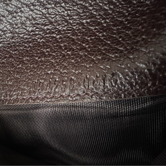 Gucci Wallet GG Monogram Brown Canvas Leather 6x4.5 - Picture 8 of 8